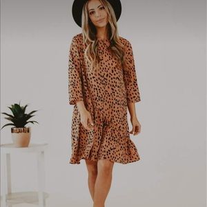 Hayden Roolee Piper Scoot Leopard cheetah dress